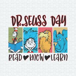Dr Seuss Day Read Know Learn SVG