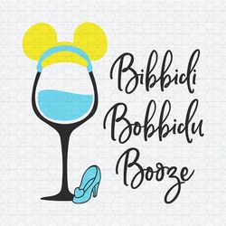 Retro Bibbidi Bobbidi Booze Cinderella SVG