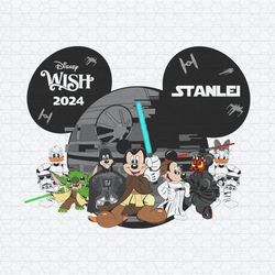 Mickey Head Disney Wish 2024 Star Wars PNG