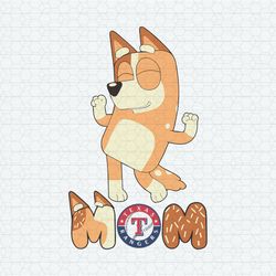 Funny Bingo Mom Texas Rangers SVG