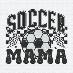 Retro Soccer Mama Glitter Mom Png