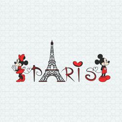 Disneyland Paris Mickey Minnie Couple SVG