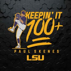 LSU Baseball Paul Skenes Keepin It SVG