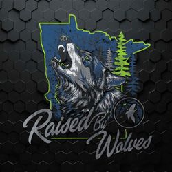 Minnesota Timberwolves Raised By Wolves Basketball PNG
