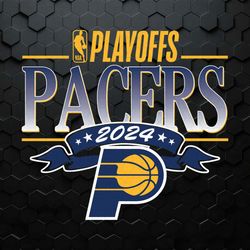Playoffs Pacers Basketball 2024 Vintage SVG Digital Download