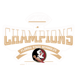 Florida State Seminoles Acc Football Champions SVG