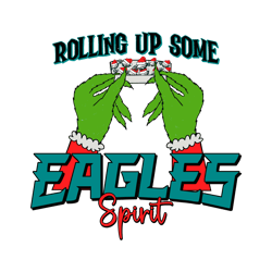 Retro Rolling Up Some Eagles Spirit SVG