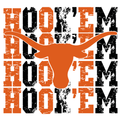 Hook Em Texas Longhorn Ncaa SVG Digital Download