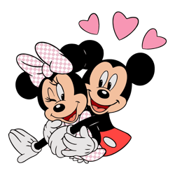 Mickey Minnie Mouse Disney Valentines Day SVG