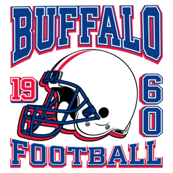 Vintage Buffalo Bills 1960 Football Helmet SVG Untitled