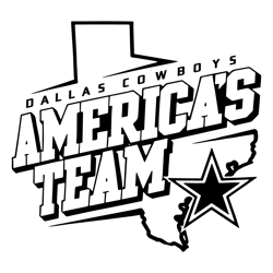 Dallas Cowboys Americas Team SVG Digital Download