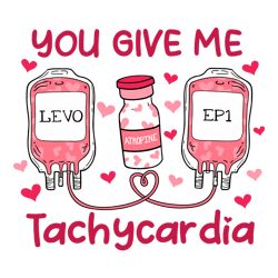You Give Me Tachycardia Nurse Valentines SVG