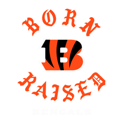 Cincinnati Bengals Born Raised SVG