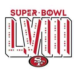 Super Bowl Lviii San Francisco 49ers Logo SVG