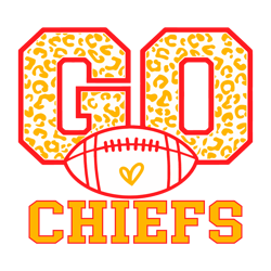 Retro Go Chiefs Football SVG