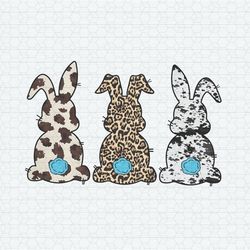 Retro Leopard Easter Bunny PNG