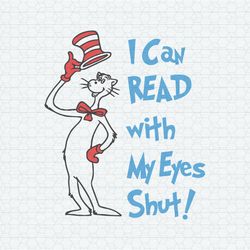 I Can Read With My Eyes Shut SVG