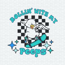 Rollin With My Peeps Funny Easter SVG1