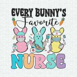 Easter Day Every Bunnys Favorite Nurse PNG11