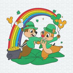 Disney Chip And Dale St Patrick's Day PNG