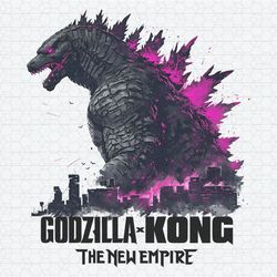Godzilla X Kong The New Empire Monster Movie PNG