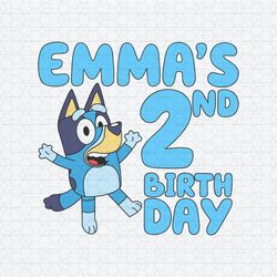 Personalized Bluey Birthday Party SVG