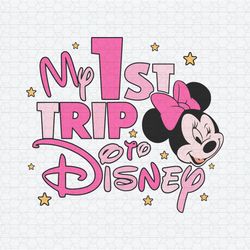Groovy Minnie My 1st Trip To Disney SVG