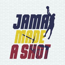 LeBron James Los Angeles Lakers Jama Made A Shot SVG