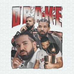 Retro Drake Canadian Rapper Png