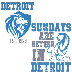 Sundays Are Better In Detroit SVG