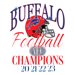 Buffalo Football Afc Champions SVG Digital Download