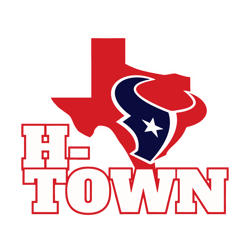 H Town Houston Texans Football SVG