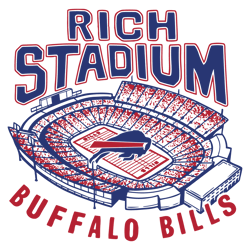 Buffalo Bills Rich Stadium Football SVG
