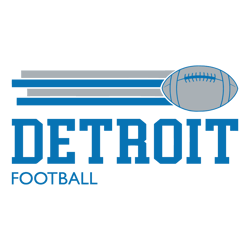 Retro Detroit Football Nfl Game Day SVG