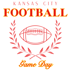 Kansas City Football Game Day SVG