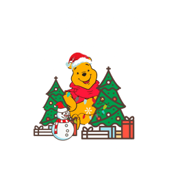 Pooh Bear Wonderful Time Of The Year SVG