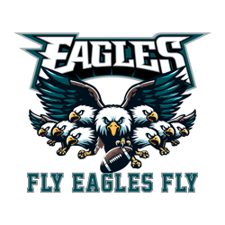 Philadelphia Football Fly Eagles Fly SVG