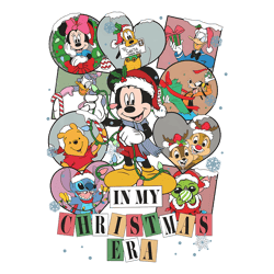 In My Christmas Era Disney Mickey And Friend SVG