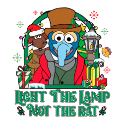 Light The Lamp Not The Rat Muppet Christmas PNG