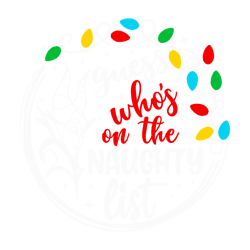 Guess Whos On The Naughty List Maleficent SVG