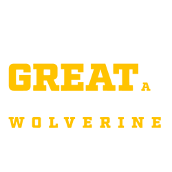 It's Great To Be A Michigan Wolverine SVG Digital Download