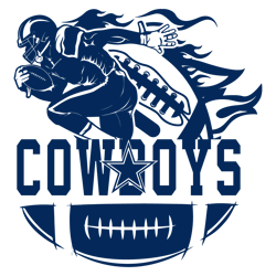 Dallas Cowboys Player Football SVG Digital Download Untitled