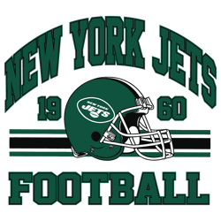 New York Jets Football Helmet 1960 SVG