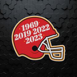 The Four Glory Years Kansas City Helmet SVG