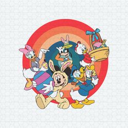Disney Mickey And Friends Easter SVG