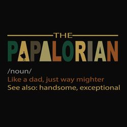 Papalorian Definition SVG Fathers Day SVG