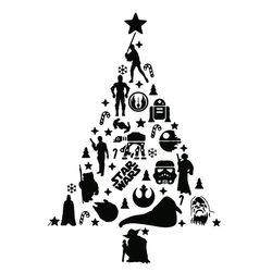 Star Wars Christmas Tree Disney Christmas SVG