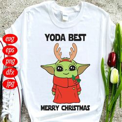 Yoda Best Merry Christmas - Christmas Quote Love Christmas Gift SVG