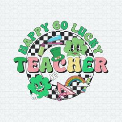 Happy Go Lucky Teacher SVG