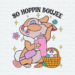 So Hoppin Boujee Tumbler Easter Eggs SVG